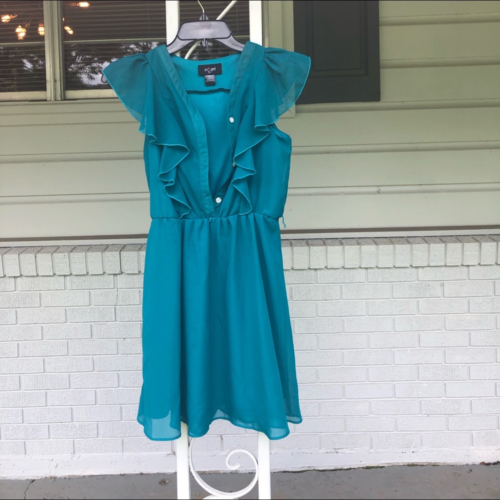 Teal dress